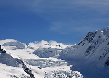 Foto eines Gletschers